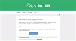 Desktop Screenshot of blog.adperium.com